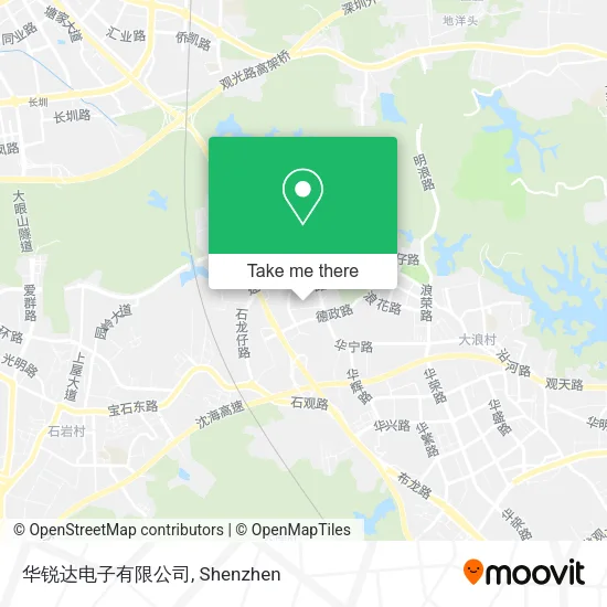 华锐达电子有限公司 map