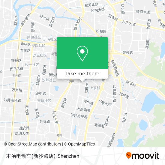 本治电动车(新沙路店) map