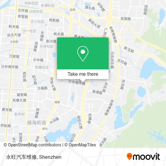 永旺汽车维修 map