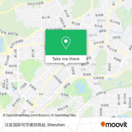 汉富国际写字楼招商处 map