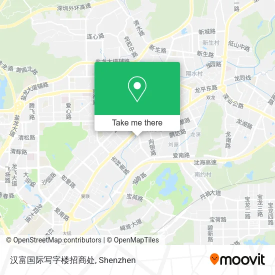 汉富国际写字楼招商处 map