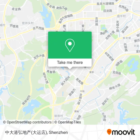 中大港弘地产(大运店) map