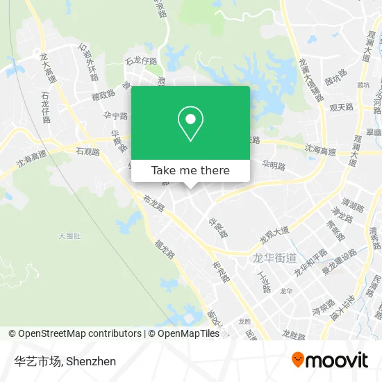 华艺市场 map