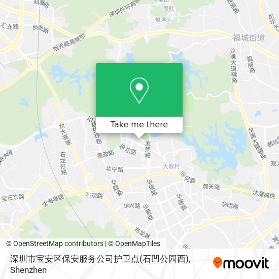 深圳市宝安区保安服务公司护卫点(石凹公园西) map