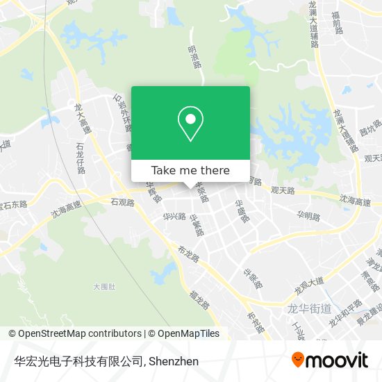 华宏光电子科技有限公司 map