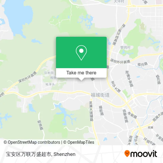 宝安区万联万盛超市 map