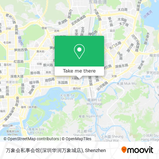 万象会私事会馆(深圳华润万象城店) map