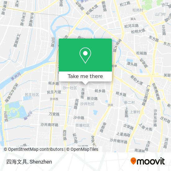 四海文具 map