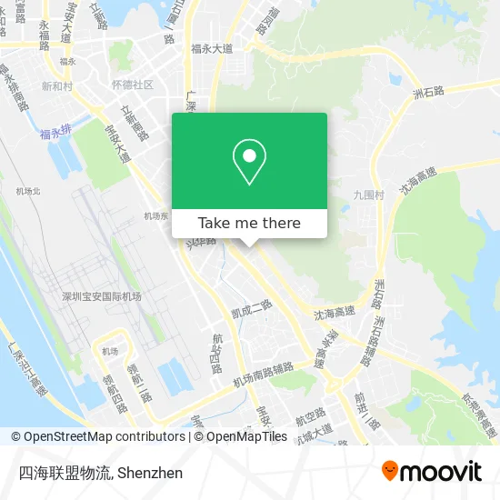 四海联盟物流 map