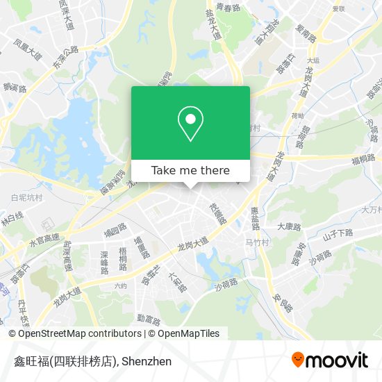 鑫旺福(四联排榜店) map