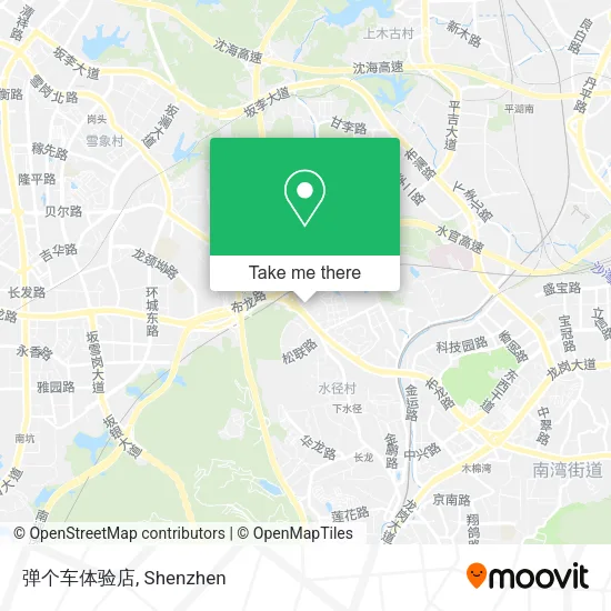 弹个车体验店 map