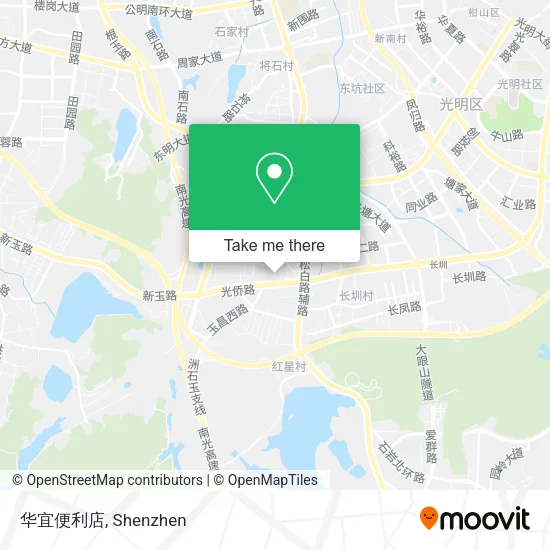 华宜便利店 map
