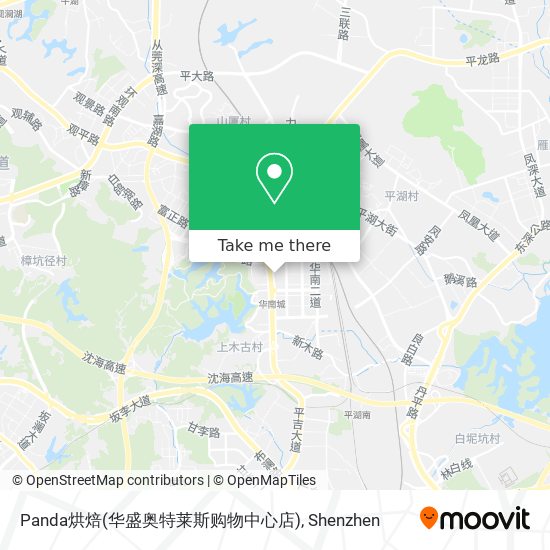 Panda烘焙(华盛奥特莱斯购物中心店) map