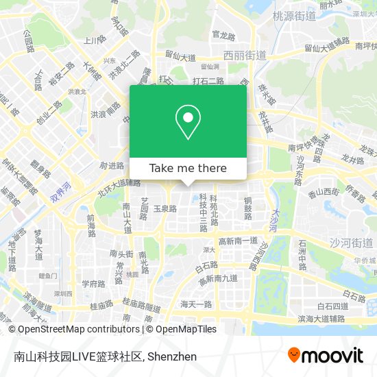 南山科技园LIVE篮球社区 map