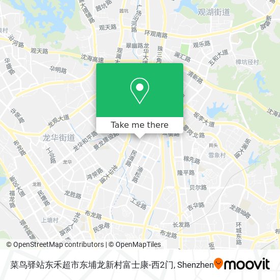 菜鸟驿站东禾超市东埔龙新村富士康-西2门 map