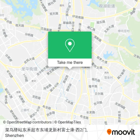 菜鸟驿站东禾超市东埔龙新村富士康-西2门 map