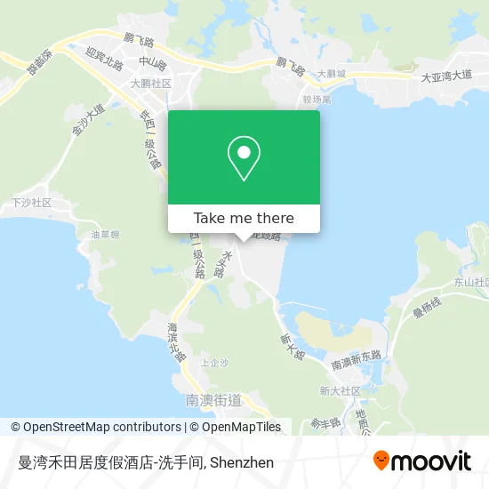 曼湾禾田居度假酒店-洗手间 map