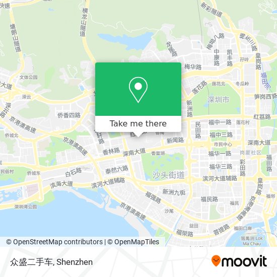 众盛二手车 map