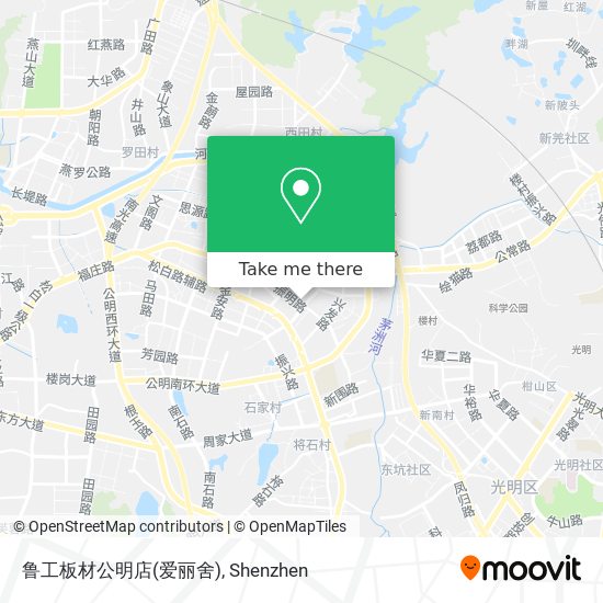 鲁工板材公明店(爱丽舍) map