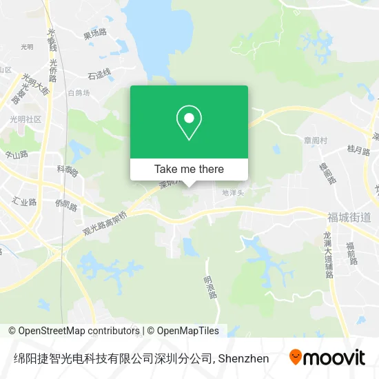 绵阳捷智光电科技有限公司深圳分公司 map