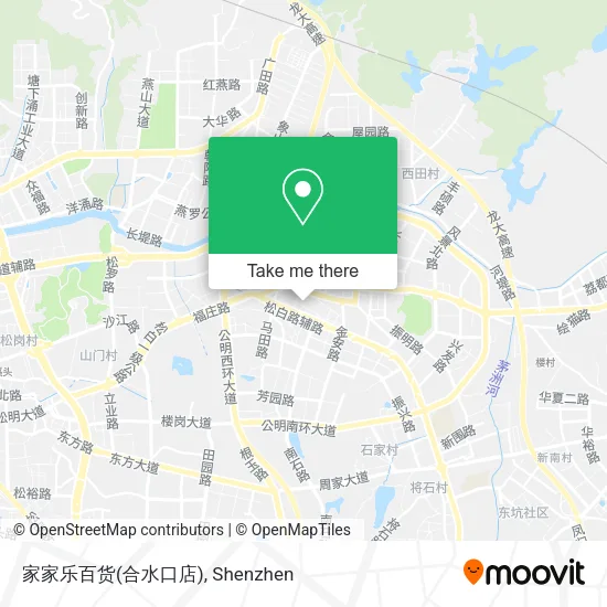 家家乐百货(合水口店) map