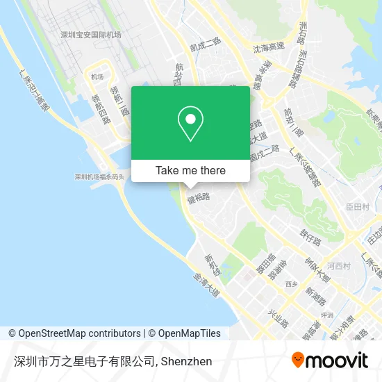 深圳市万之星电子有限公司 map