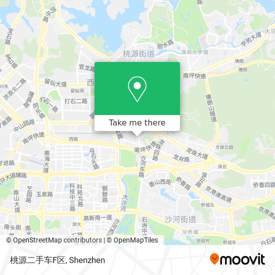桃源二手车F区 map