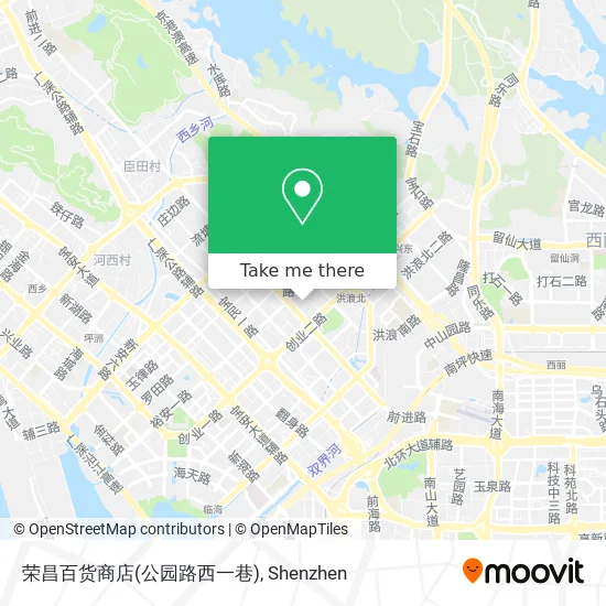 荣昌百货商店(公园路西一巷) map