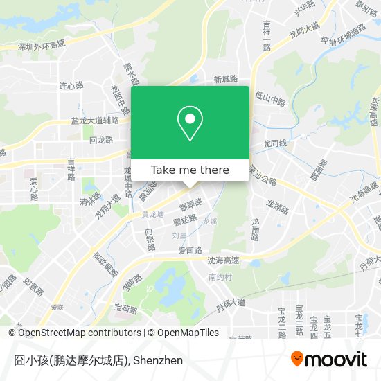 囧小孩(鹏达摩尔城店) map