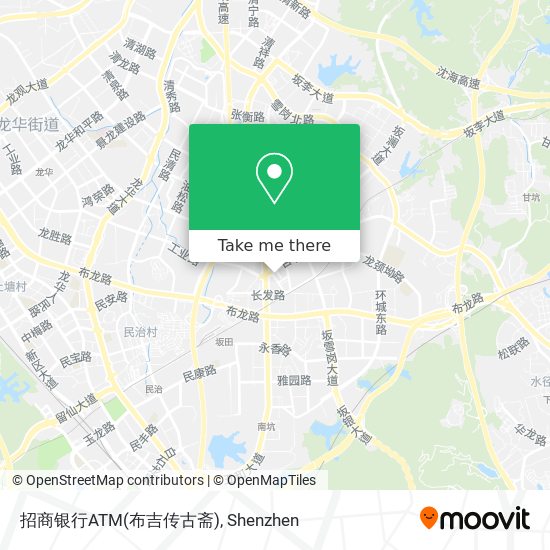 招商银行ATM(布吉传古斋) map