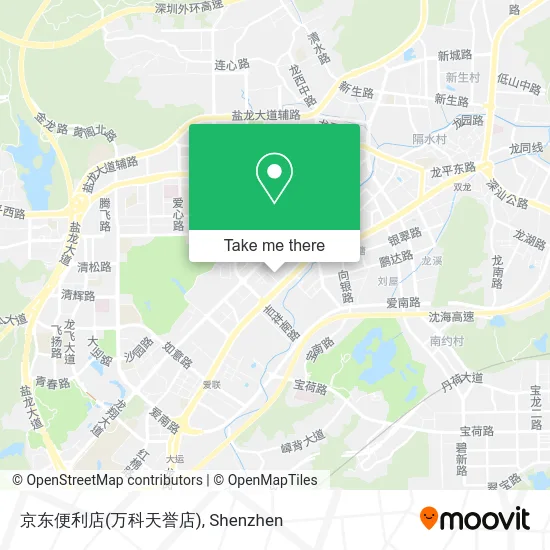 京东便利店(万科天誉店) map