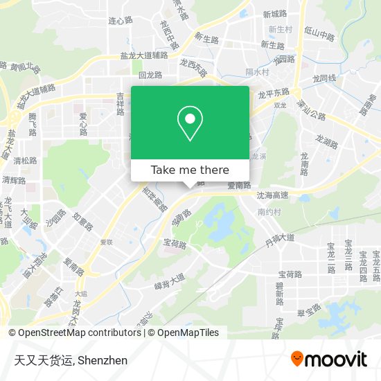天又天货运 map