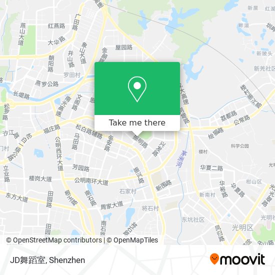JD舞蹈室 map