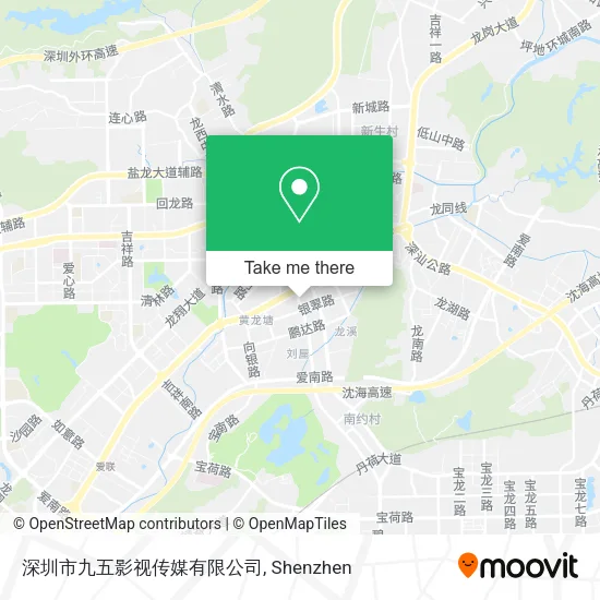 深圳市九五影视传媒有限公司 map