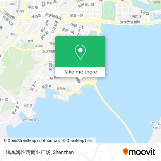 鸿威海怡湾商业广场 map