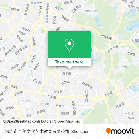 深圳市至美文化艺术教育有限公司 map