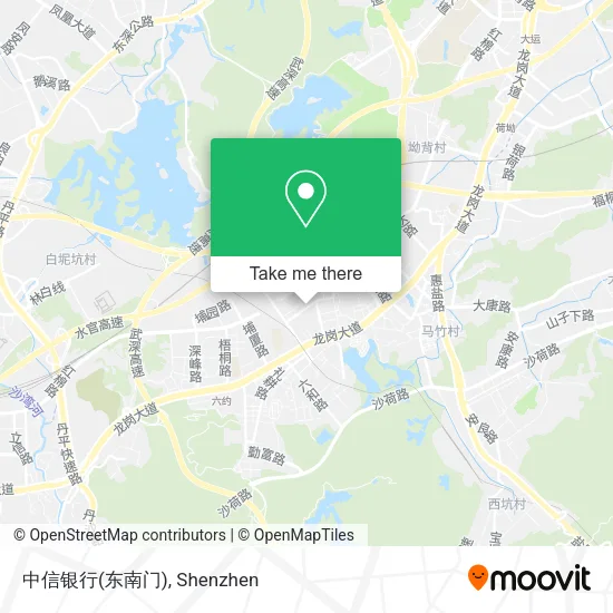 中信银行(东南门) map