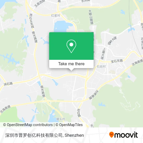 深圳市普罗创亿科技有限公司 map