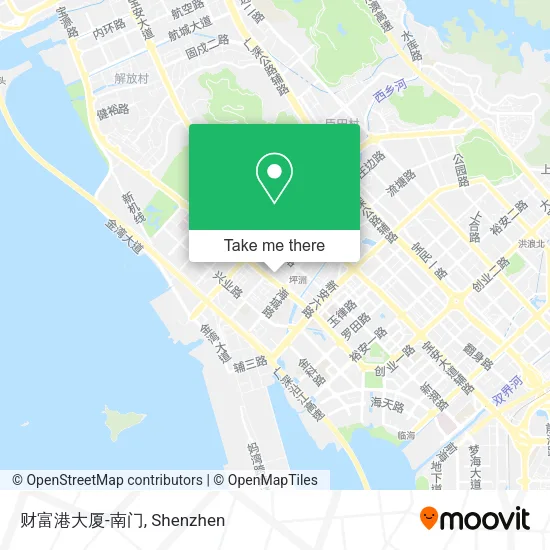 财富港大厦-南门 map