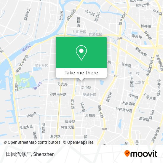 田园汽修厂 map