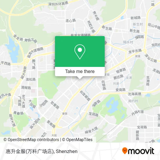 惠升金服(万科广场店) map