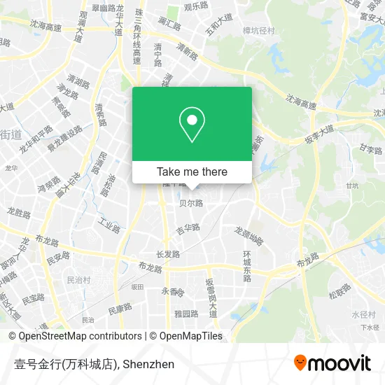 壹号金行(万科城店) map