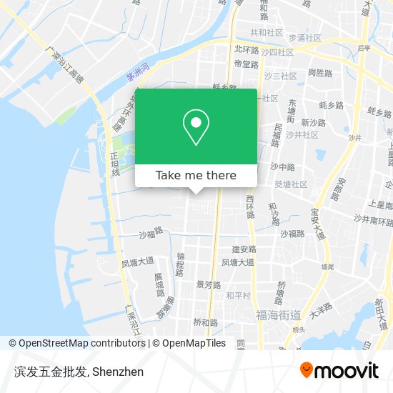 滨发五金批发 map