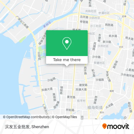 滨发五金批发 map