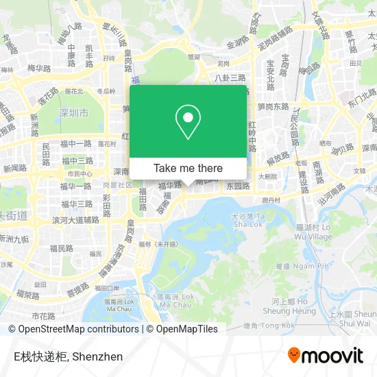 E栈快递柜 map