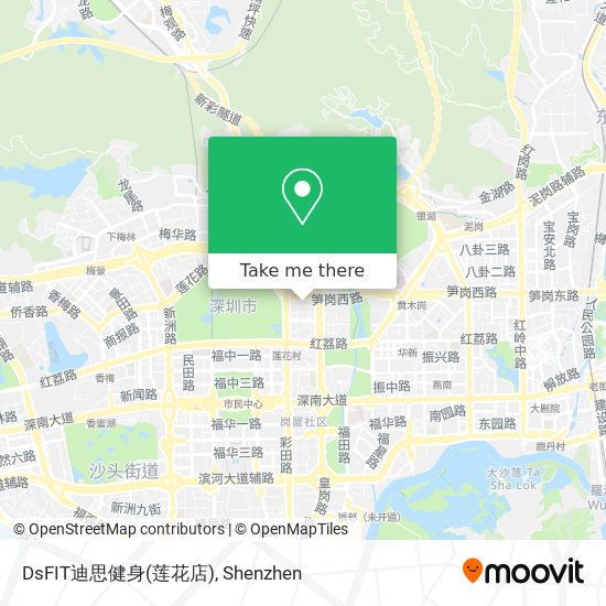 DsFIT迪思健身(莲花店) map