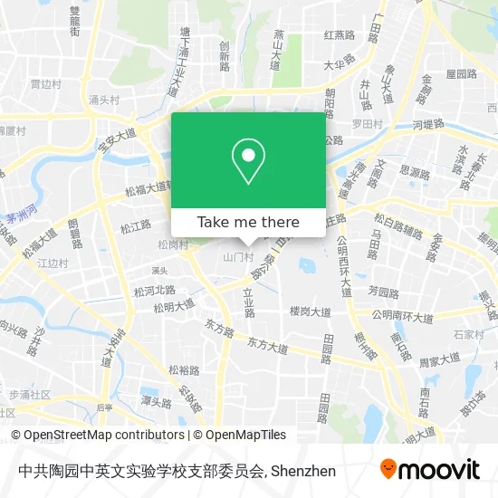 中共陶园中英文实验学校支部委员会 map