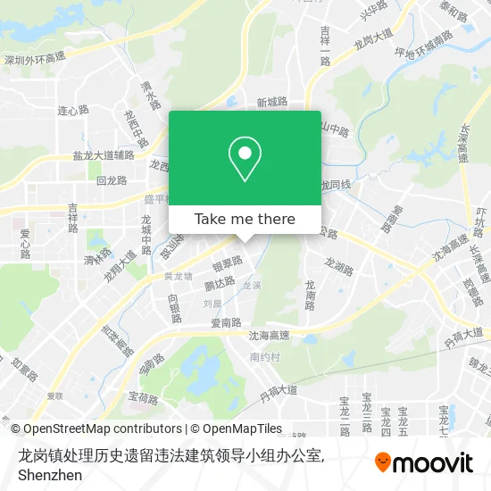 龙岗镇处理历史遗留违法建筑领导小组办公室 map