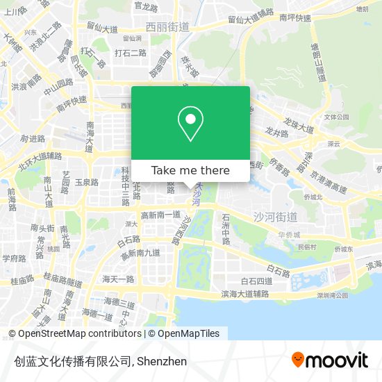 创蓝文化传播有限公司 map