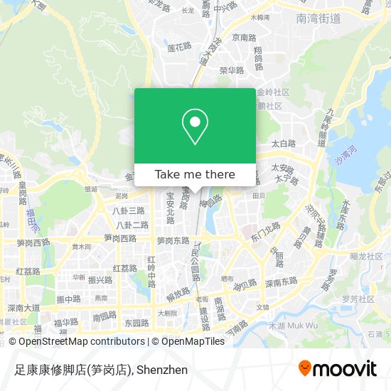 足康康修脚店(笋岗店) map